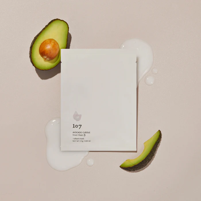107 AVOCADO CUDDLE Sheet Mask (5 sheets set) 25g*5sheets - Image 5