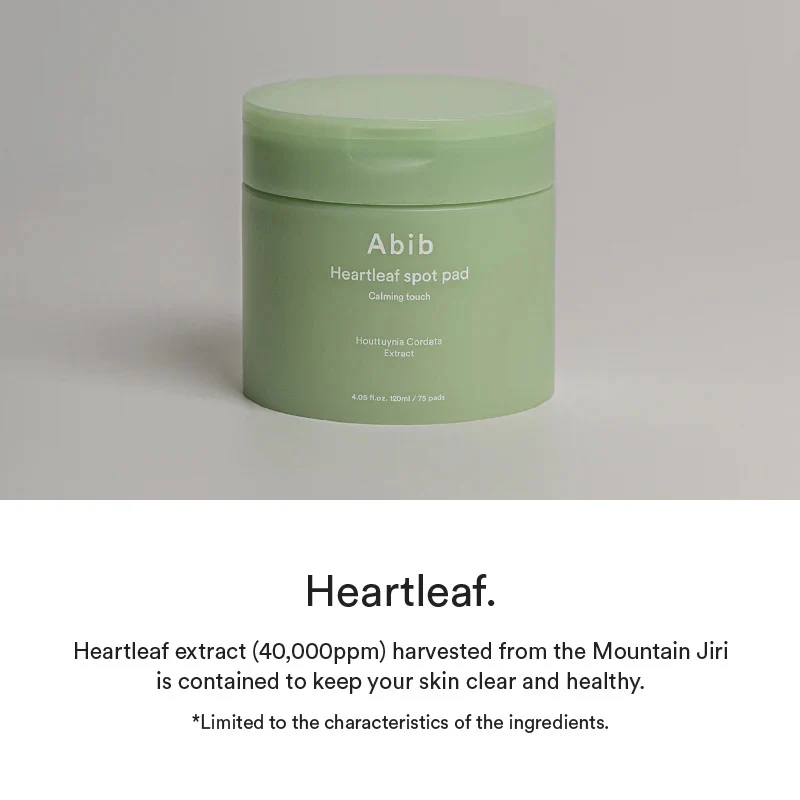 Abib Heartleaf spot pad Calming touch - 150ml. 80 pads - Image 9