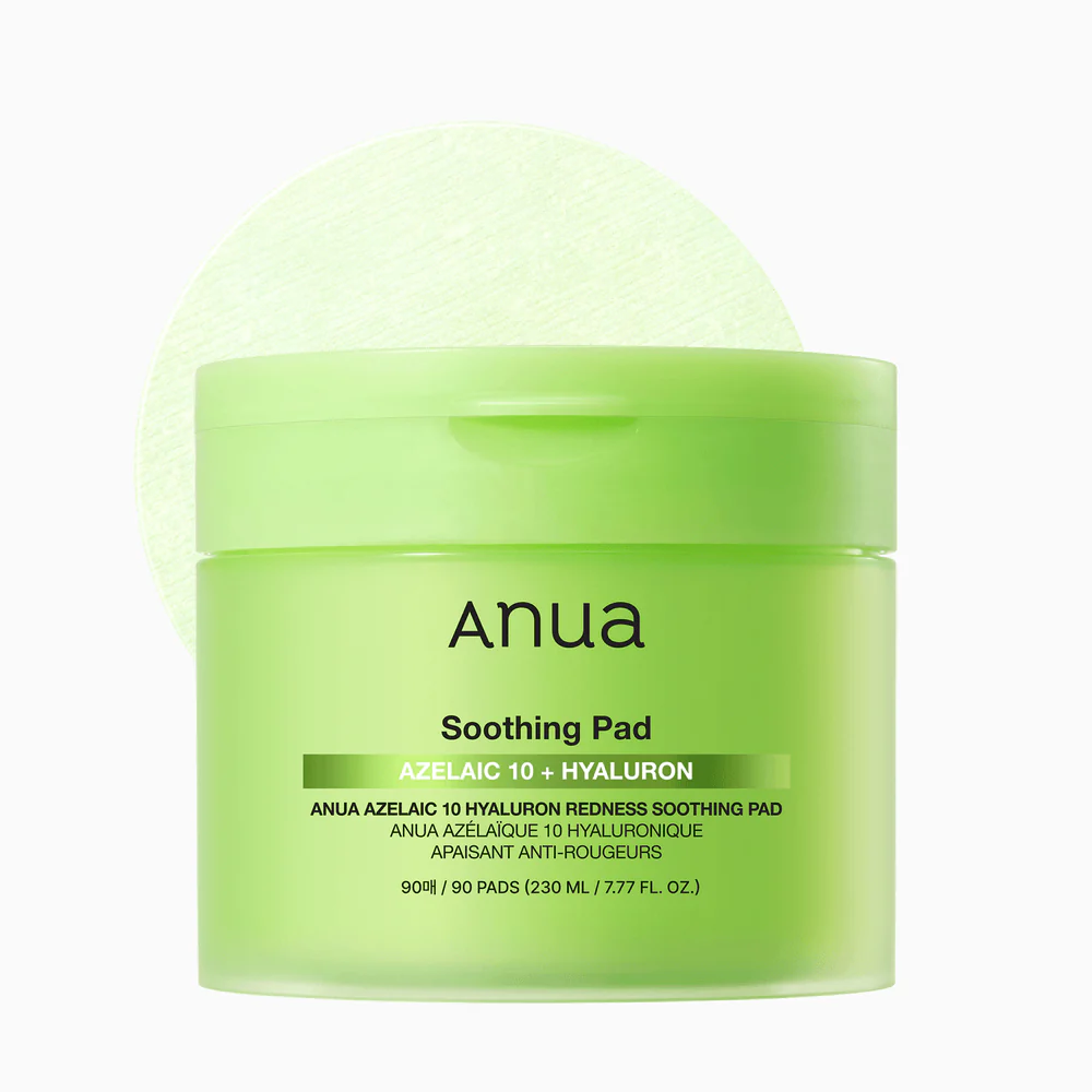 Anua Azelaic 10 Hyaluron Redness Soothing Pad 230ml 90ea - Image 3