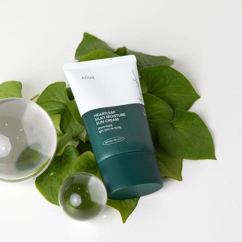 Anua HEARTLEAF SILKY MOISTURE SUNSCREEN 50ml - Image 6