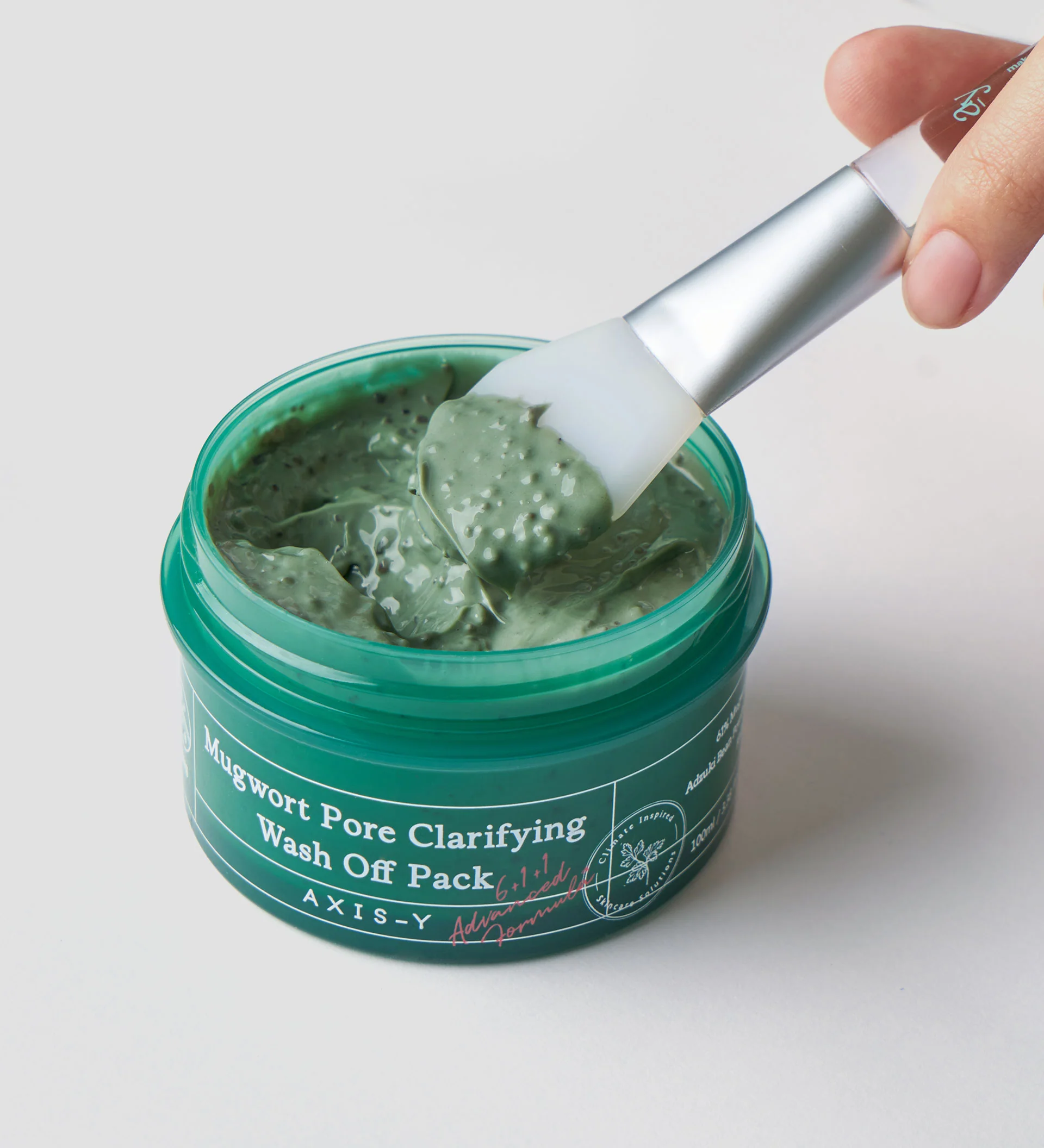 AXIS-Y Mugwort Pore Clarifying Wash Off Pack 100ml - Image 4