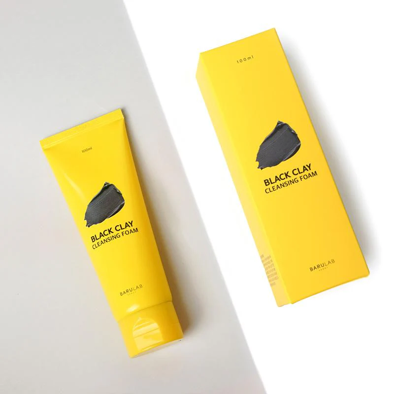 BARULAB  BLACK CLAY  CLEANSING FOAM 100ml - Image 4