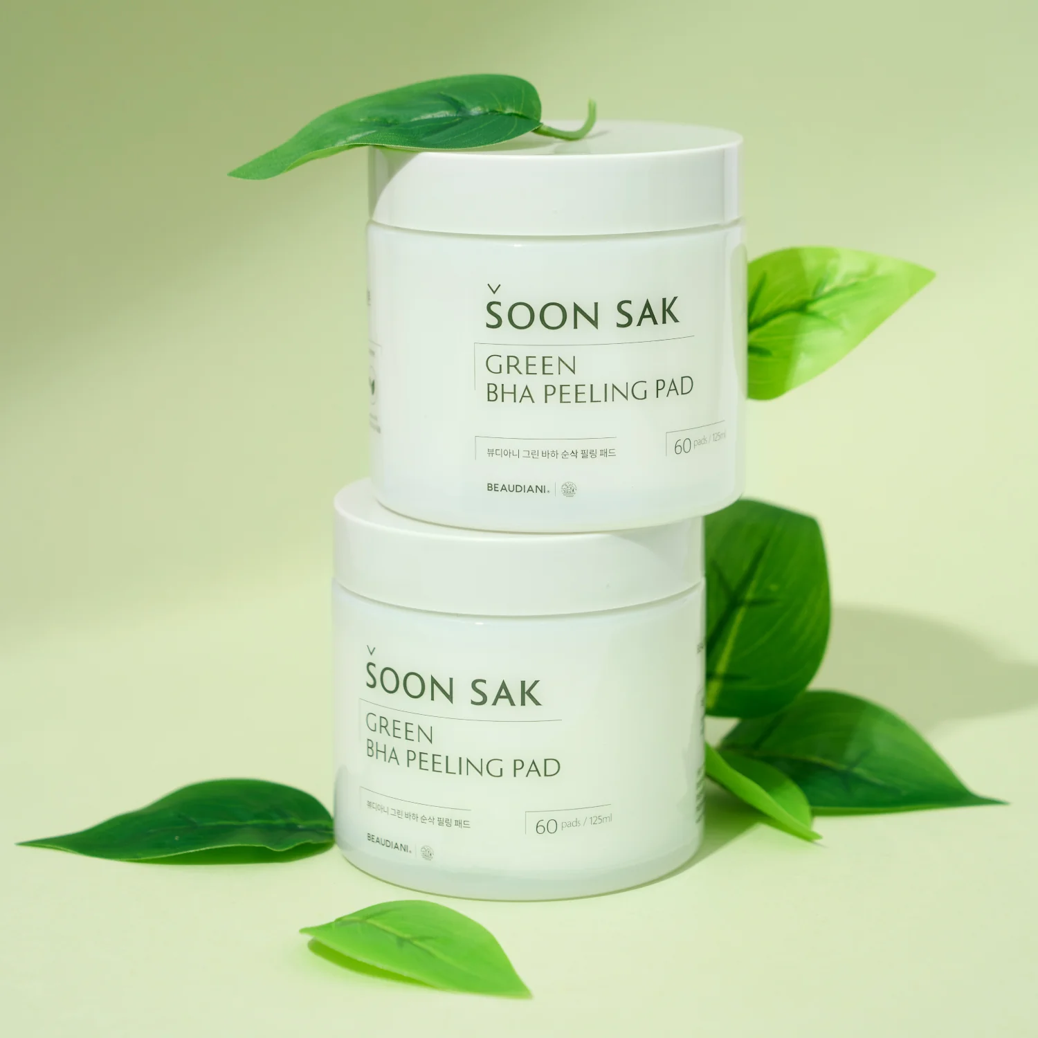 Beaudiani Green BHA Soon Sak Peeling Pad 60ea - Image 7