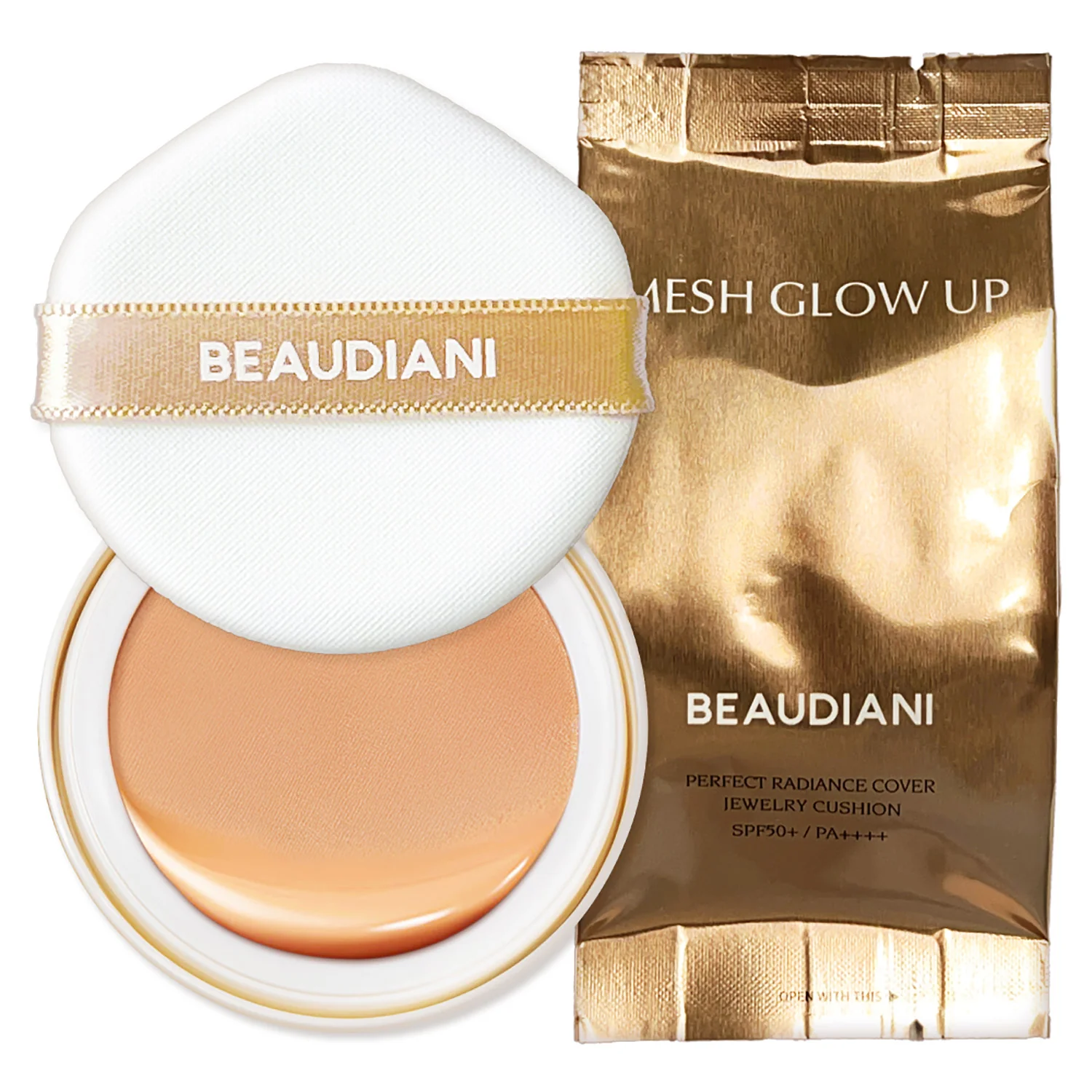 Beaudiani Mesh Glow Up Cushion Refill 12g - 3 Colors - Image 3