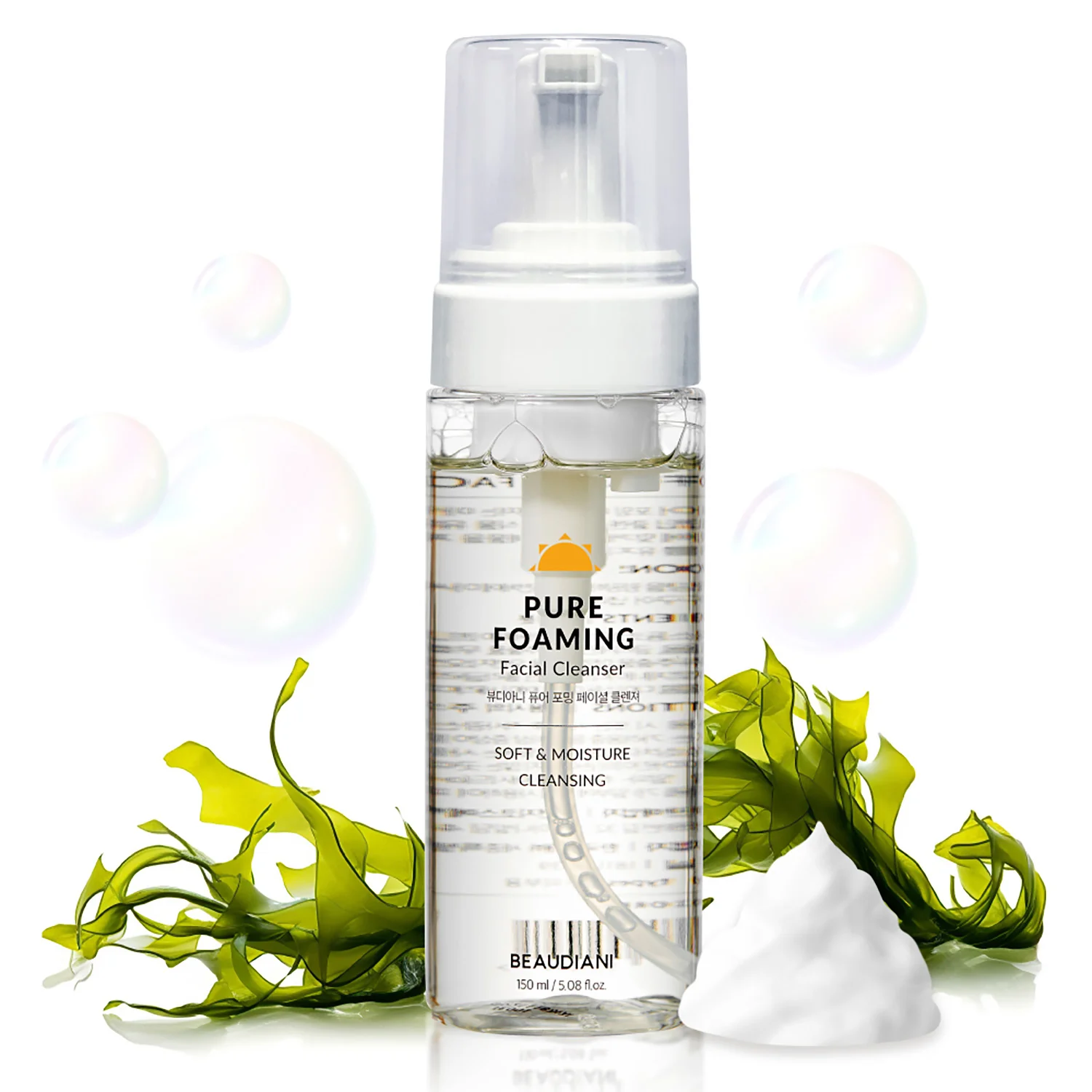 Beaudiani Pure Foaming Facial Cleanser 150ml - Image 3