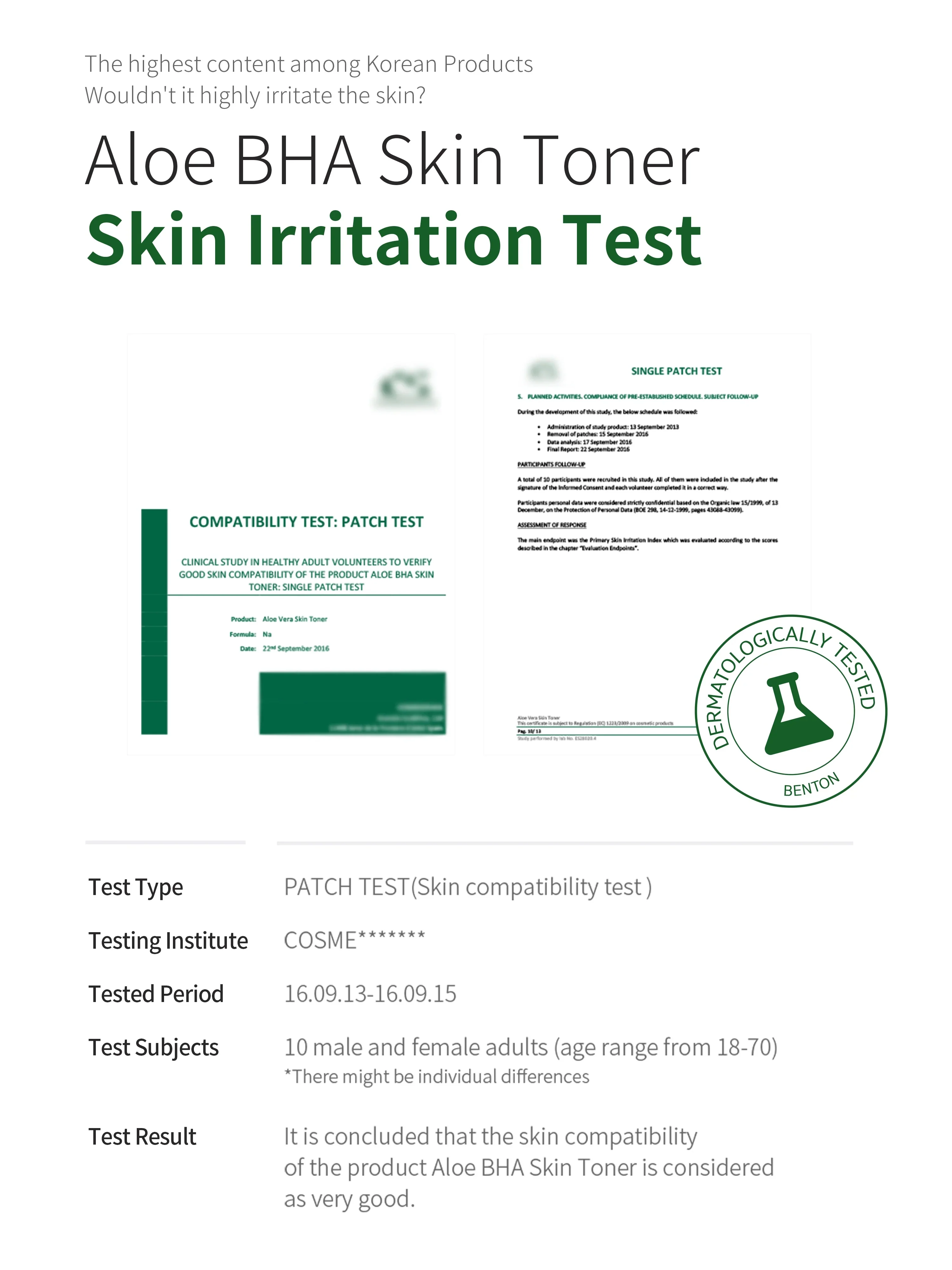 Benton Aloe BHA Skin Toner 200ml - Renewal - Image 15