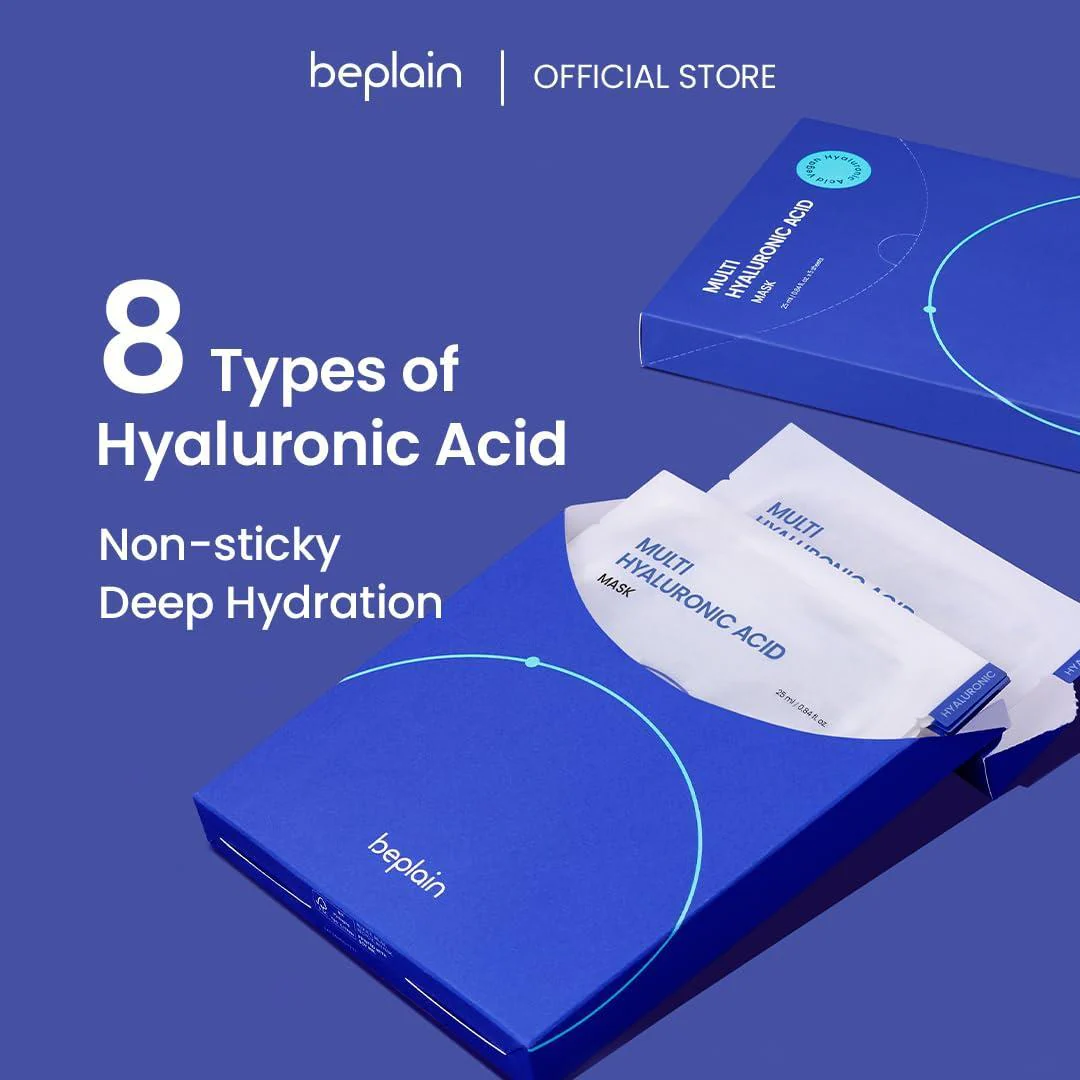 Beplain Multi Hyaluronic Acid Mask 5ea - Image 6