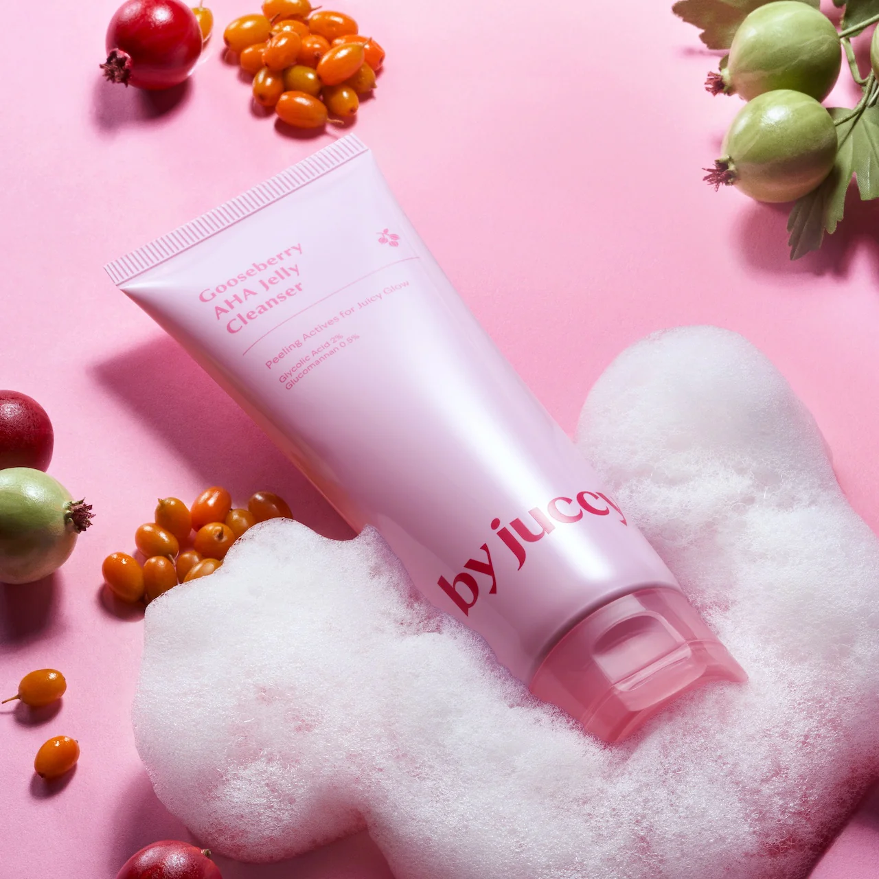By juccy Gooseberry AHA Jelly Cleanser 120ml - Image 8