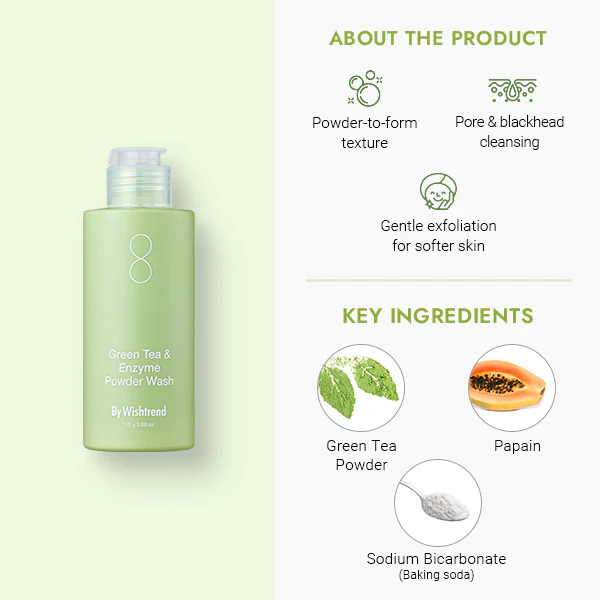 ByWishtrend By Wishtrend Green Tea & Enzyme Powder Wash 110 g - Image 7