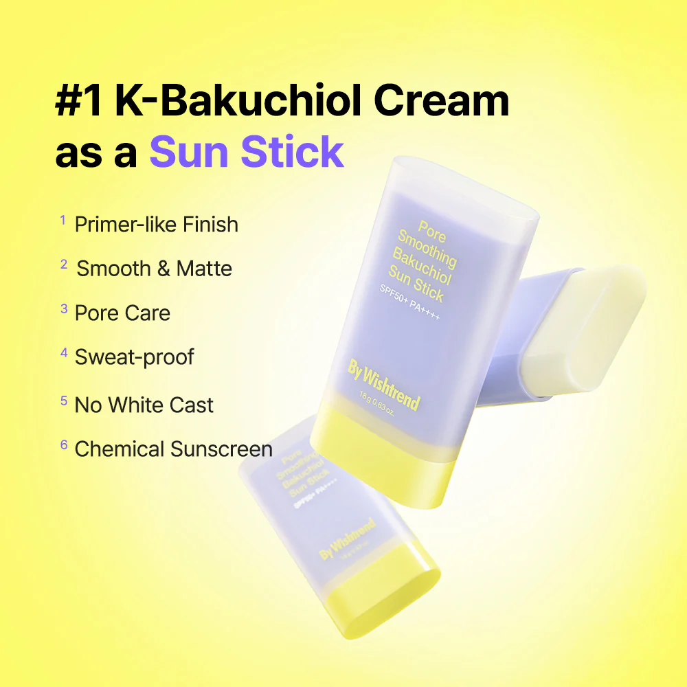 ByWishtrend Pore Smoothing Bakuchiol Sun Stick 18g - Image 7