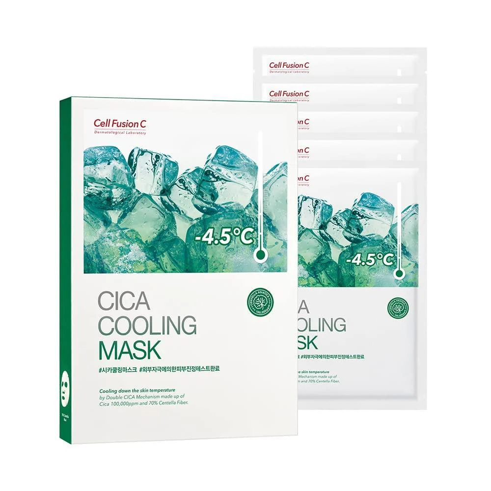 CellFusionC Cica Cooling Mask - 5 sheets - Image 6