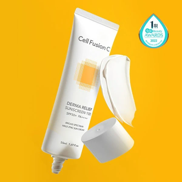 CellFusionC Derma Relief Sunscreen 100 SPF50+/PA++++ 50ml - Image 5