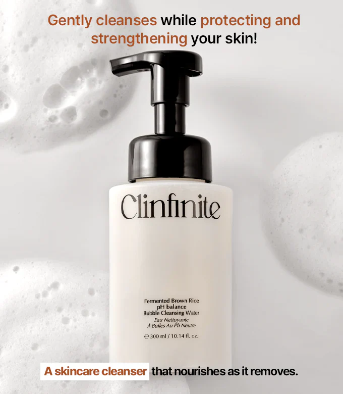 Clinfinite Fermented Rice Mild Acidic Bubble Cleansing Water 300ml - Image 4