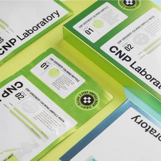 CNP Laboratory 2-Step Greenery Calming Ampule Mask 5ea - Image 3