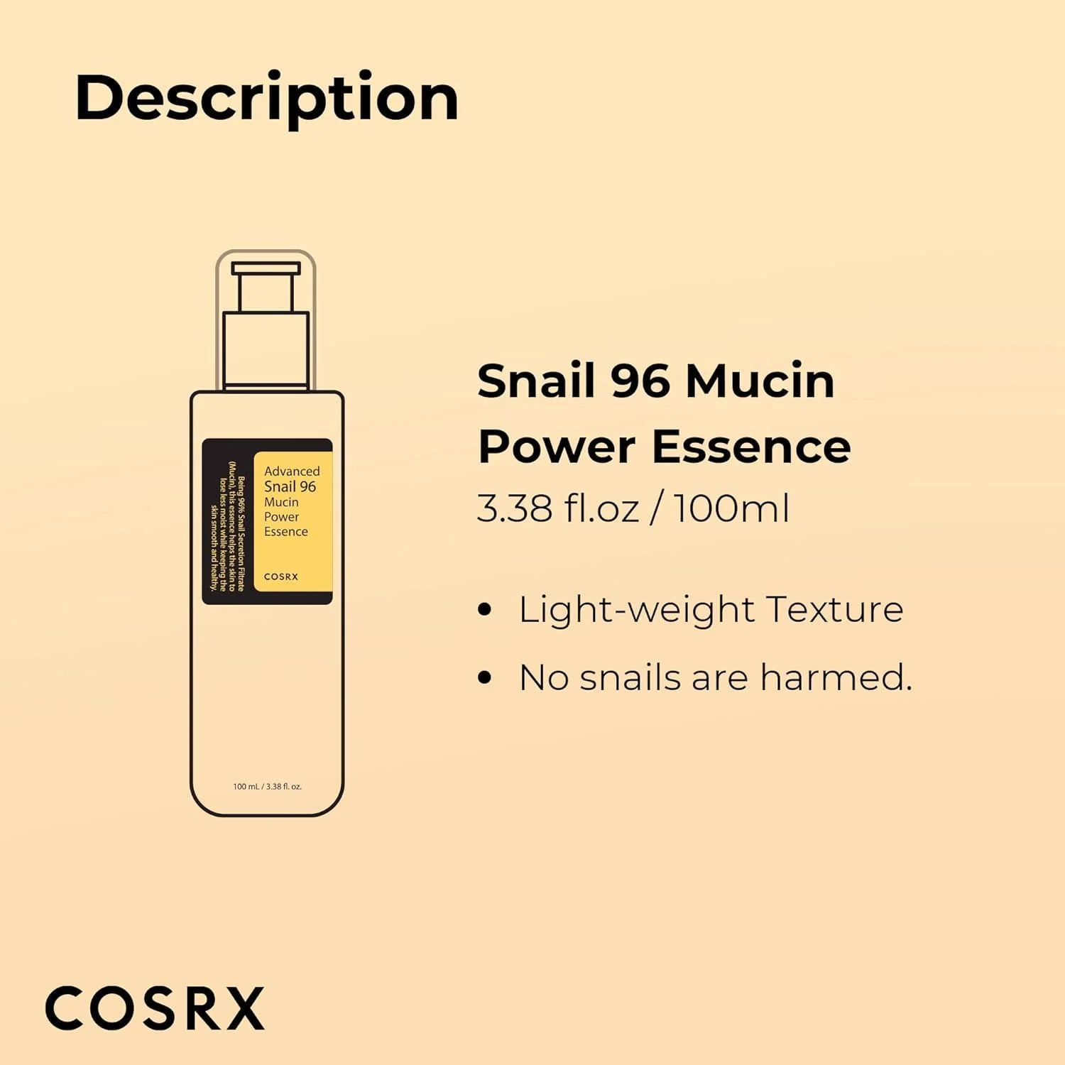 Cosrx Advanced Snail 96 Mucin Power Essence 100ml - Image 13