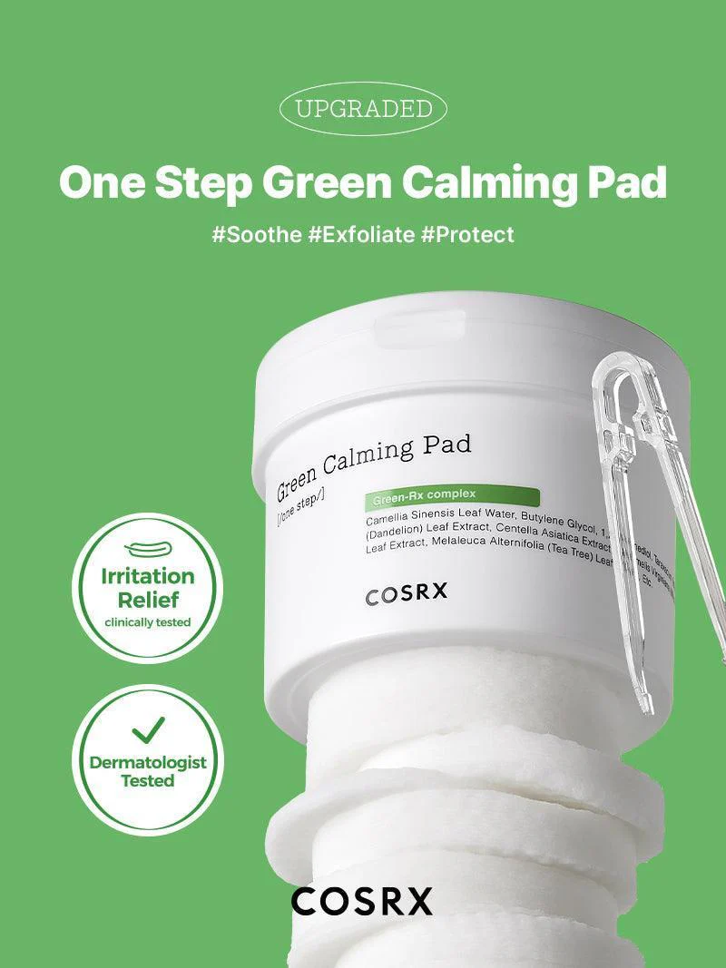 Cosrx One Step Green Hero Calming Pad 70pcs - Image 6