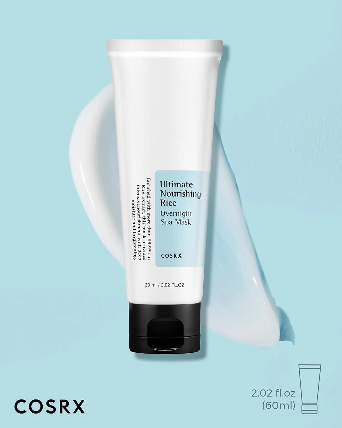 Cosrx Ultimate Nourishing Rice Overnight Spa Mask 60ml - Image 12