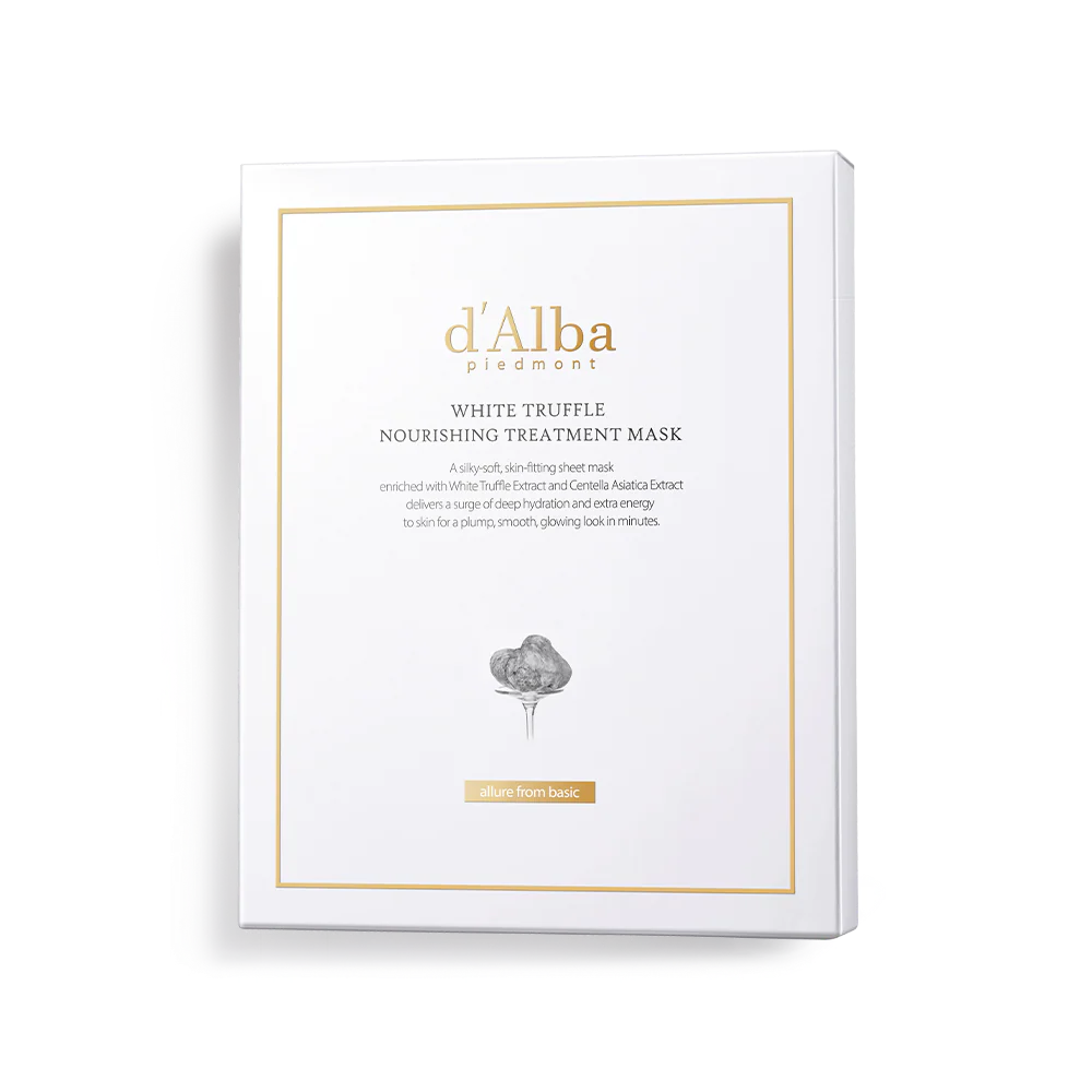 d'Alba White Truffle Nourishing Treatment Mask 25ml*5pcs - Image 2