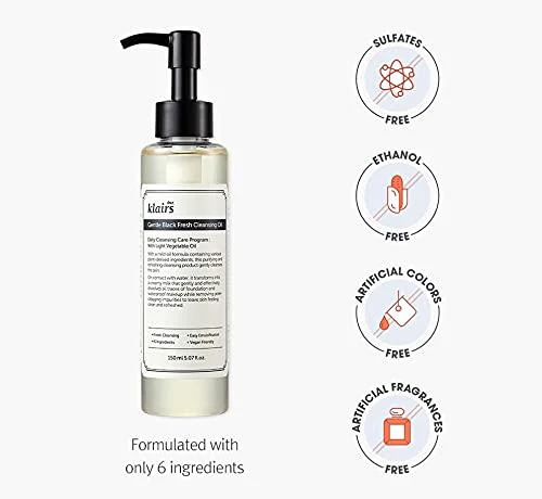 Dear Klairs Gentle Black Fresh Cleansing Oil 150ml - Image 6