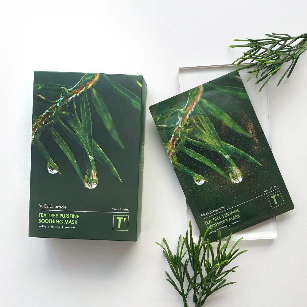 Dr.Ceuracle Tea Tree Purifine Soothing Mask 10ea - Image 4