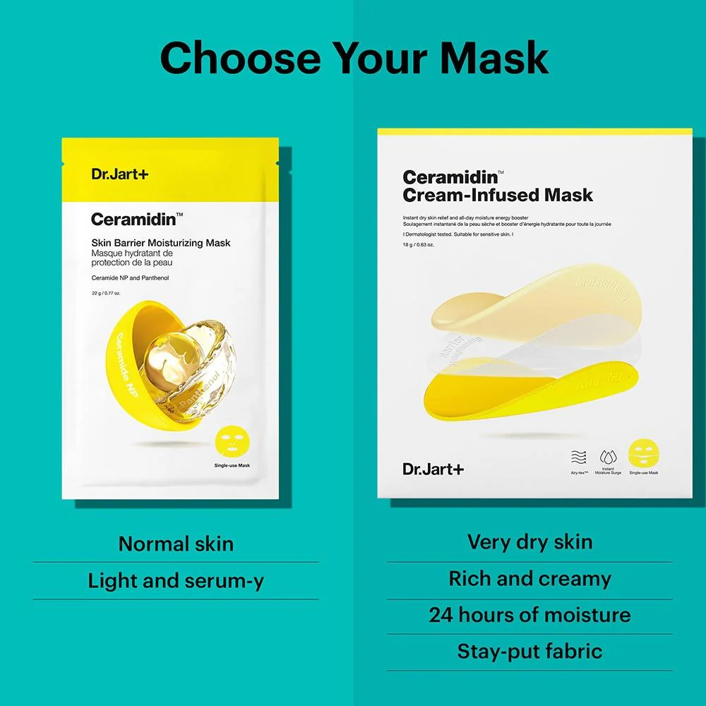 Dr.Jart+ CERAMIDIN CREAM-INFUSED MASK 18g - 5pcs - Image 6