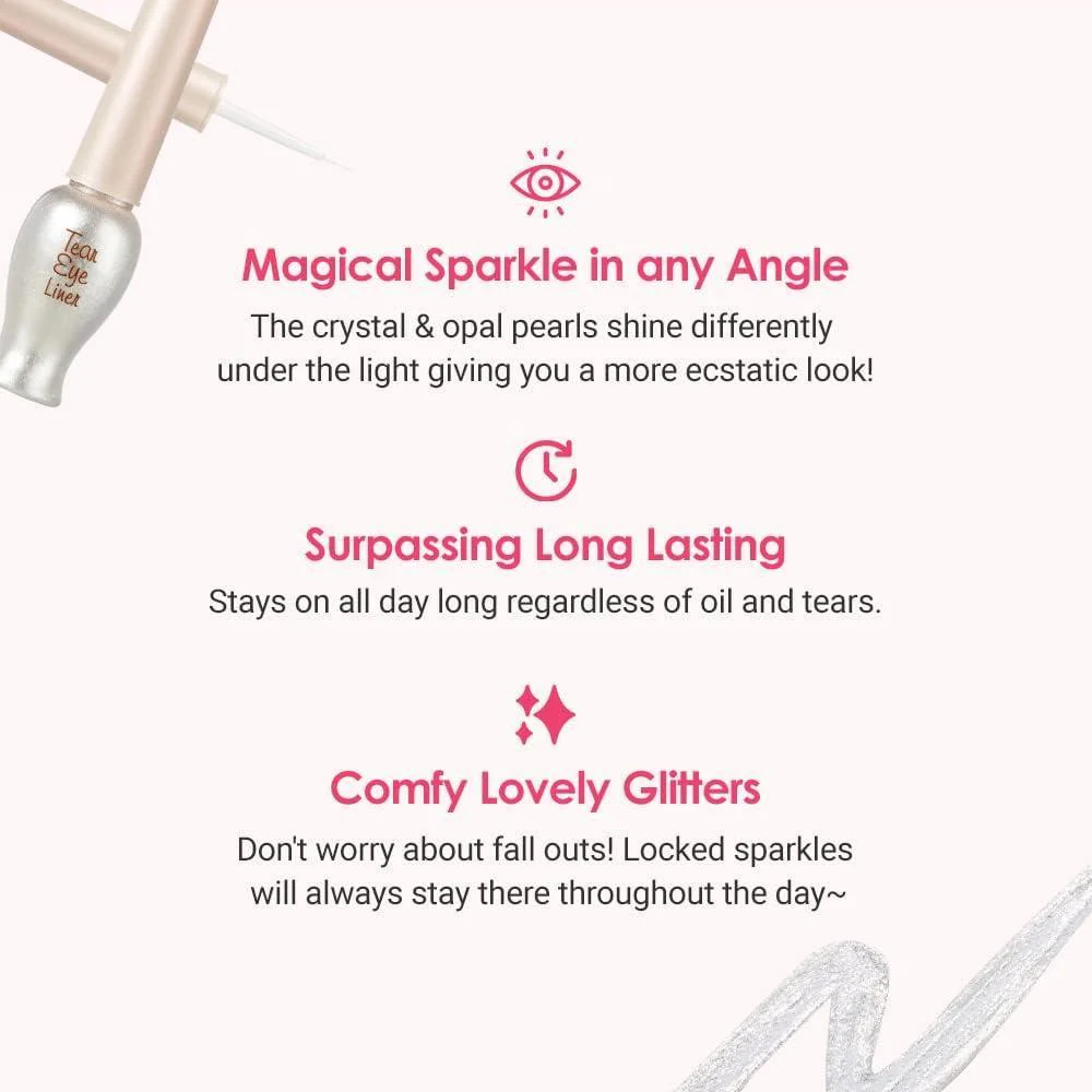Etudehouse Tear Eye Liner 01 White - Image 8