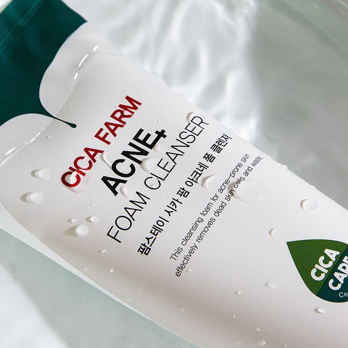 Farmstay Cica Farm Acne Foam Cleanser 180ml - Image 5