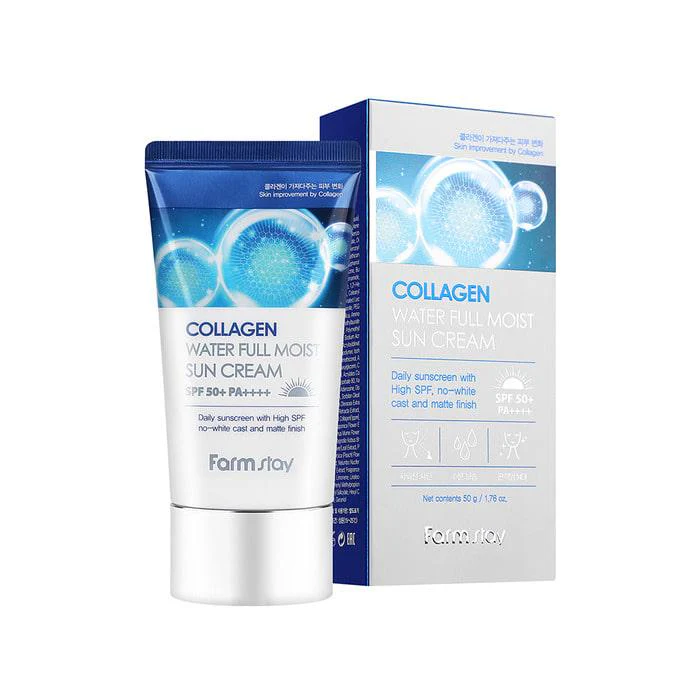Farmstay Collagen Water Full Moist Sun Cream - 50g - Image 3