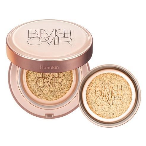 Hanskin Glow Blemish Cover Conceal Cushion No. 21 Cream 11g*2 - Image 4