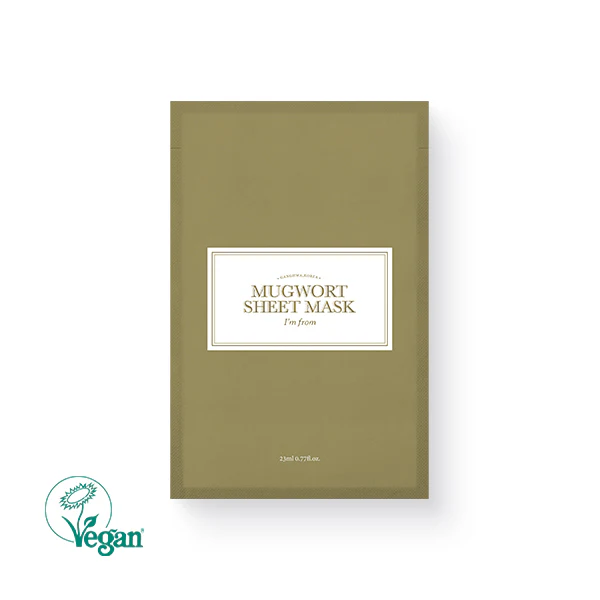 ImFrom Mugwort Sheet Mask 23ml (5ea) - Image 3