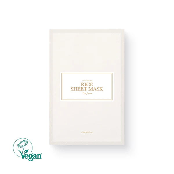 ImFrom Rice Sheet mask 20ml (1ea) - Image 3