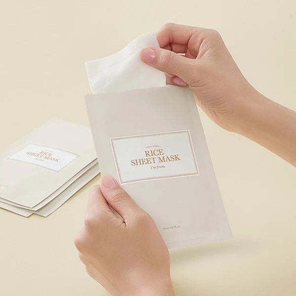 ImFrom Rice Sheet mask 20ml (1ea) - Image 6