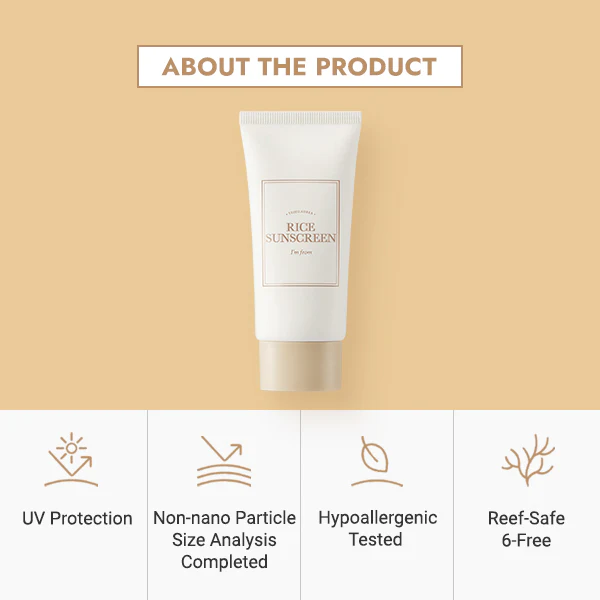 ImFrom Rice Sunscreen 50ml - Image 6