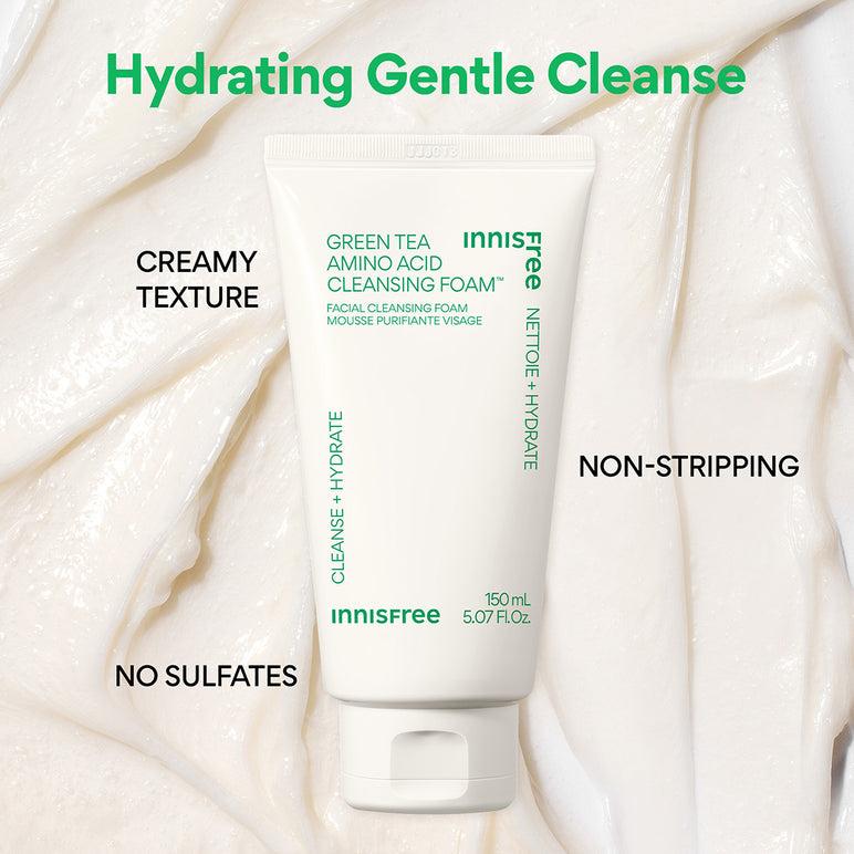 Innisfree Green Tea Amino Acid Cleansing Foam 150ml - Image 5