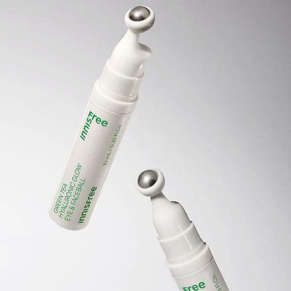 Innisfree Green Tea Hyaluronic Glow Eye & Faceball 10ml - Image 4