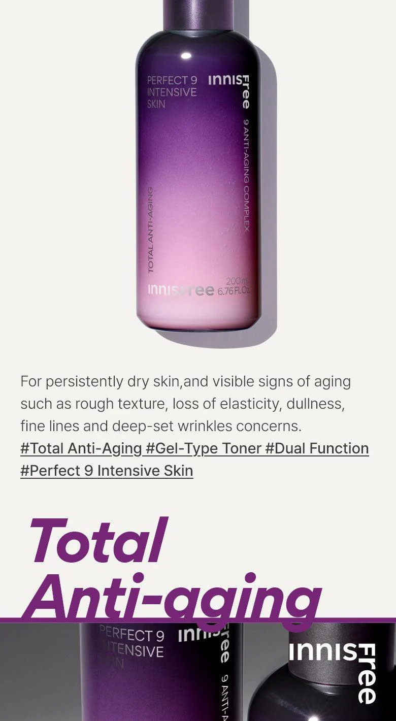 Innisfree Perfect 9 Intensive Skin 200ml - Image 9