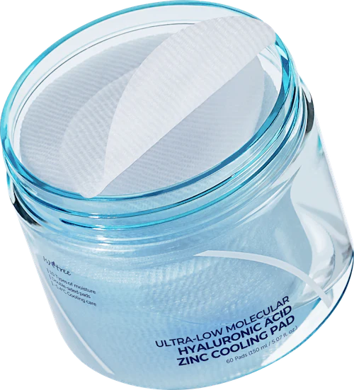Isntree Ultra-Low Molecular Hyaluronic Acid Zinc Cooling Pad 150ml 60ea - Image 7