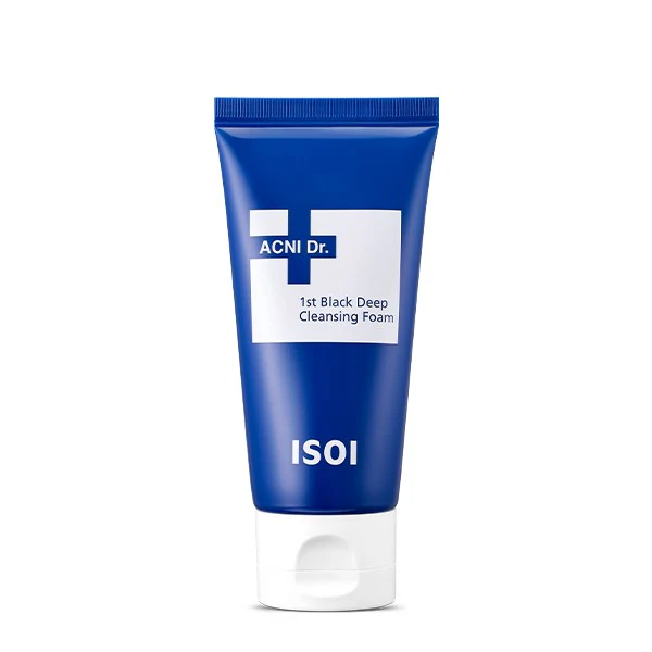 Isoi Acni Dr. 1st Black Deep Claensing Foam 75ml - Image 2