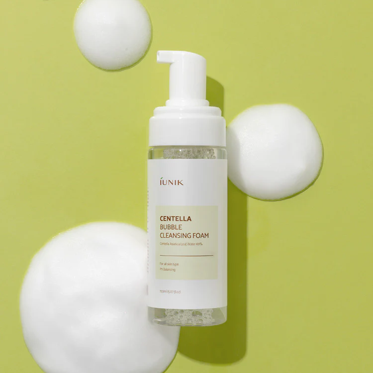 iUNIK Centella Bubble Cleansing Foam 150ml - Image 3