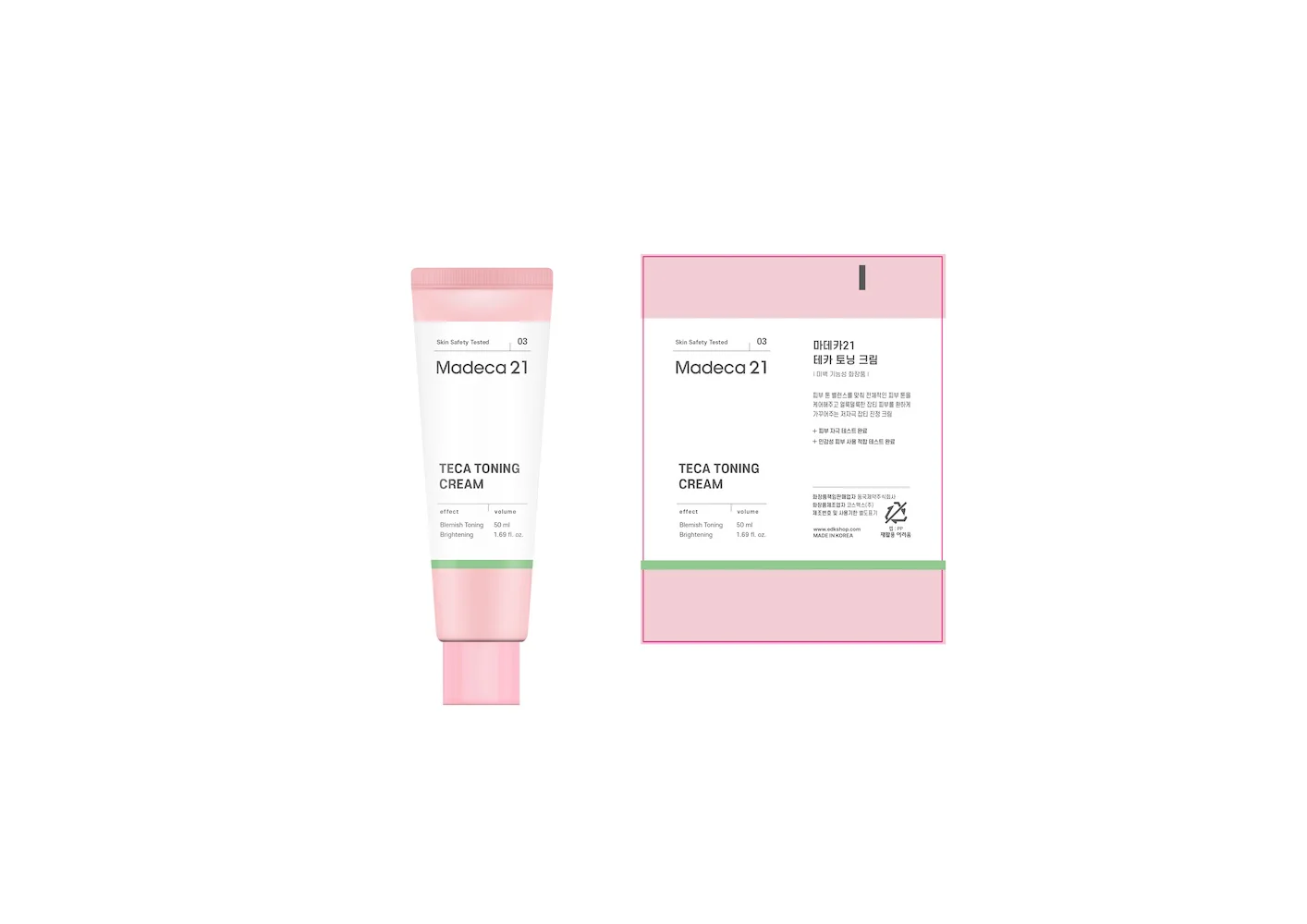 Madeca21 Teca Toning Cream 50ml - Image 4