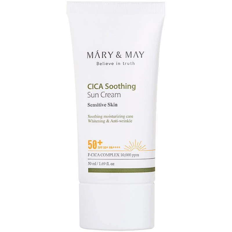 Mary&May CICA Soothing Sun Cream SPF50+ PA++++ - 50ml - Image 3
