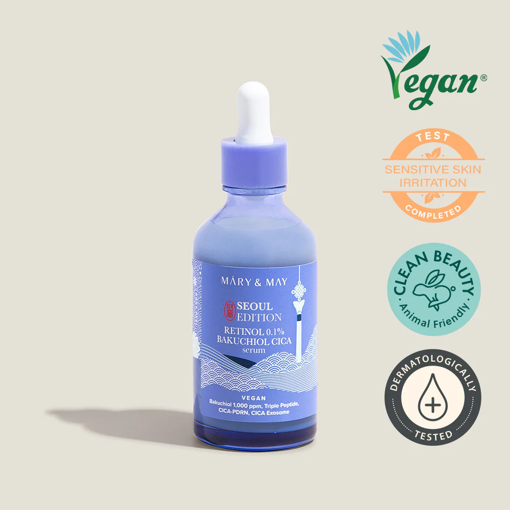 Mary&May Idebenone+Blackberry Complex Serum_80ml+Mary&May Rice niacin 10% Triple Vitamin Serum 80ml+Mary&May Retinol 0.1% Bakuchiol Cica Serum 80ml - Image 2