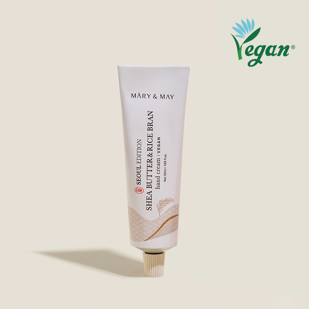 Mary&May Seoul Edition SHEA BUTTER & RICE BRAN Hand Cream 50ml - Image 2