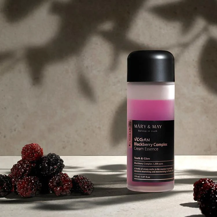 Mary&May Vegan Blackberry Complex Cream Essence 140ml - Image 4