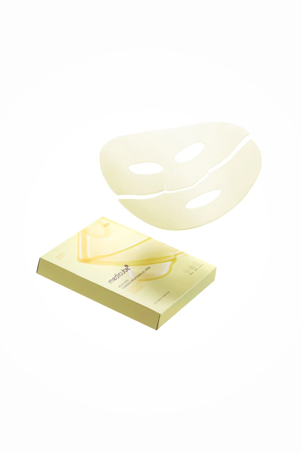 Medicube Kojic Acid Turmeric Brightening Gel Mask 4EA - Image 4