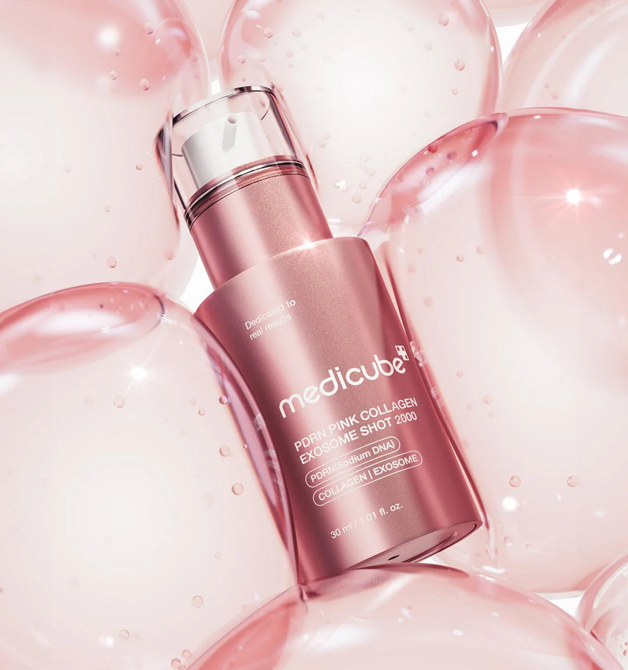 Medicube PDRN Pink Collagen exosome shot ampoule 2000 30ml - Image 8