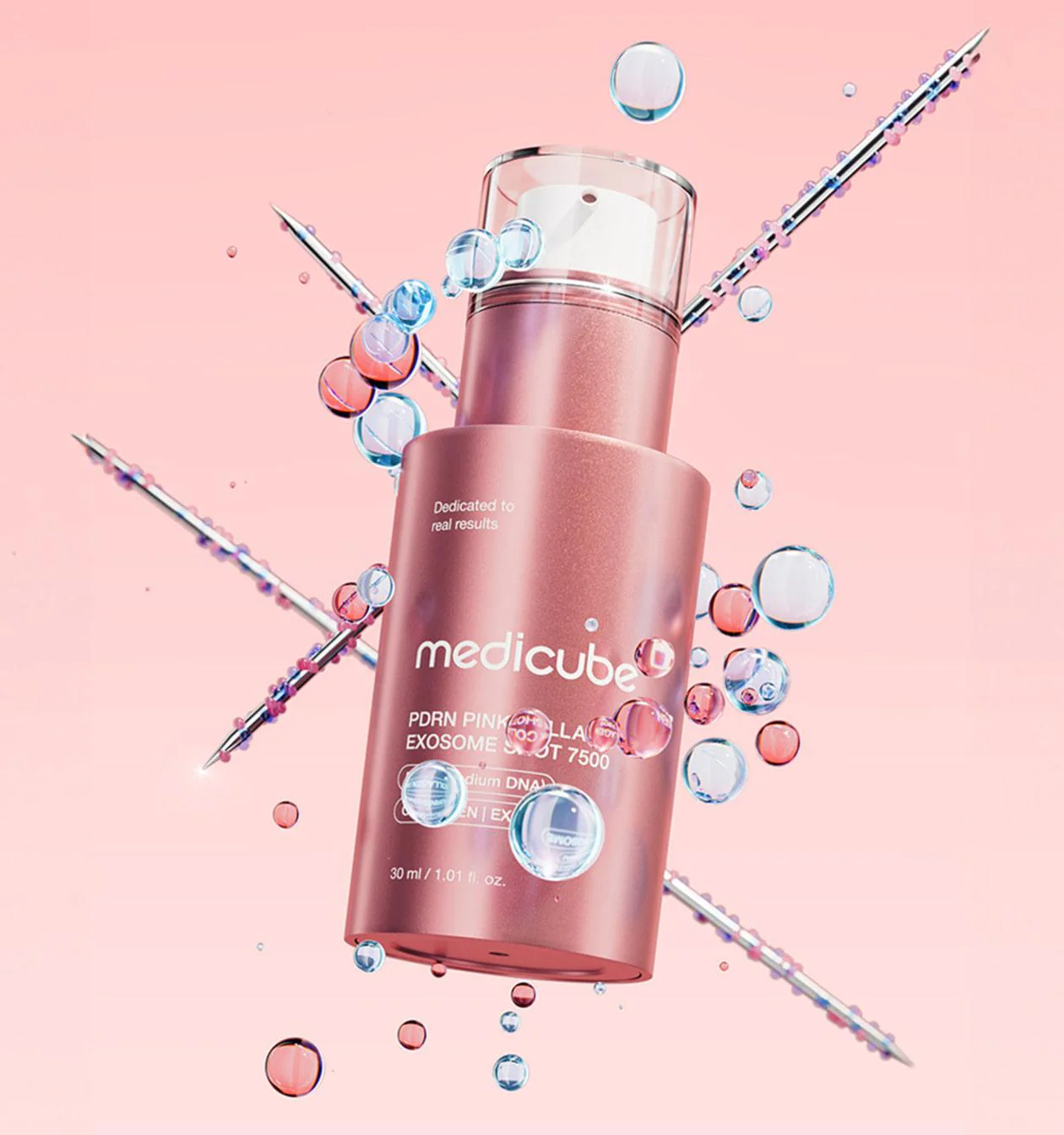 Medicube PDRN Pink Collagen exosome shot ampoule 7500 30ml - Image 6
