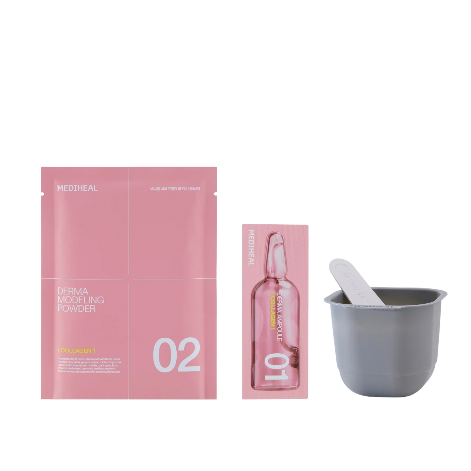Mediheal Derma Modeling Pack Collagen Firming (Ampoule 2ml+ Powder 28g) - Image 3