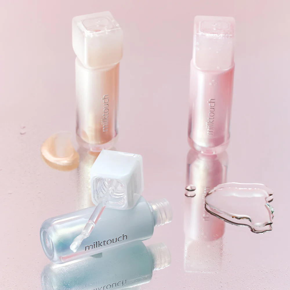 milktouch Dew Stain Sheer Aurora Gloss #02 BABY DEW 4g - Image 4