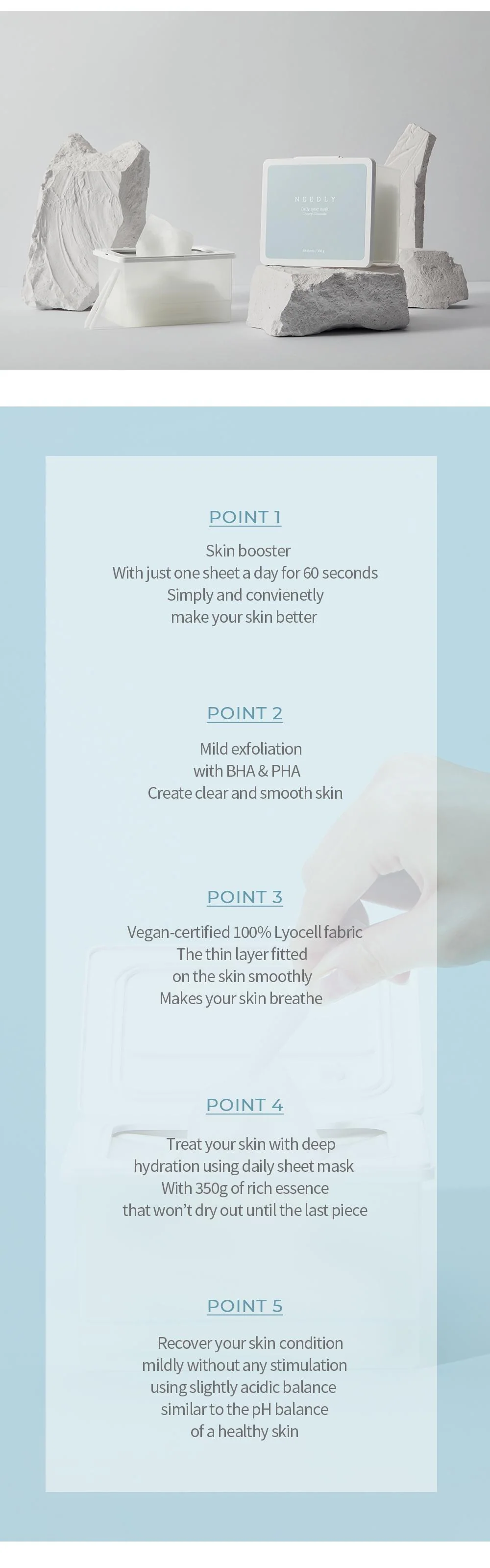 Needly Daily Toner Mask Pack 30 Sheets - Image 5